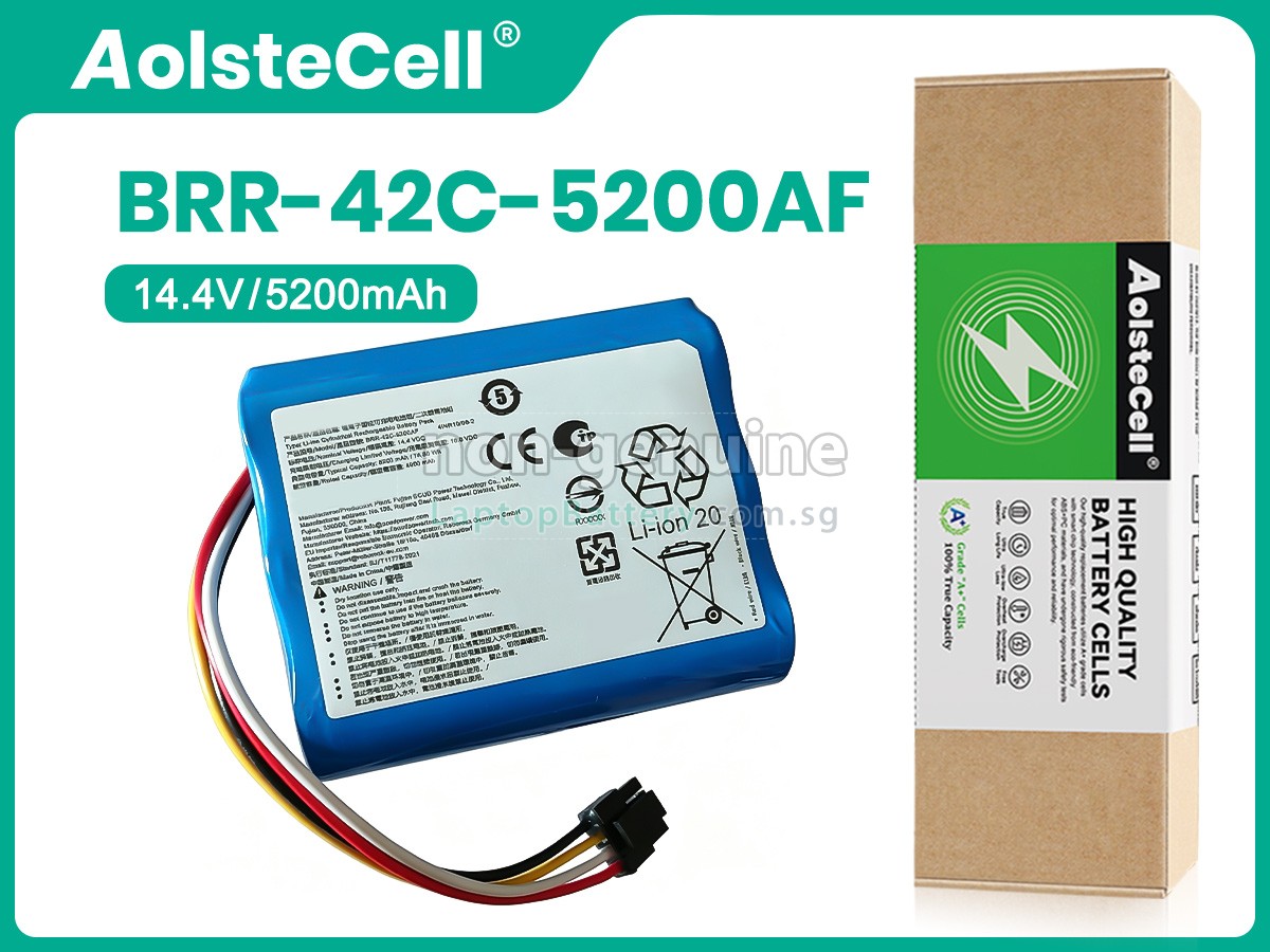 replacement Roborock BRR-42C-5200AF battery