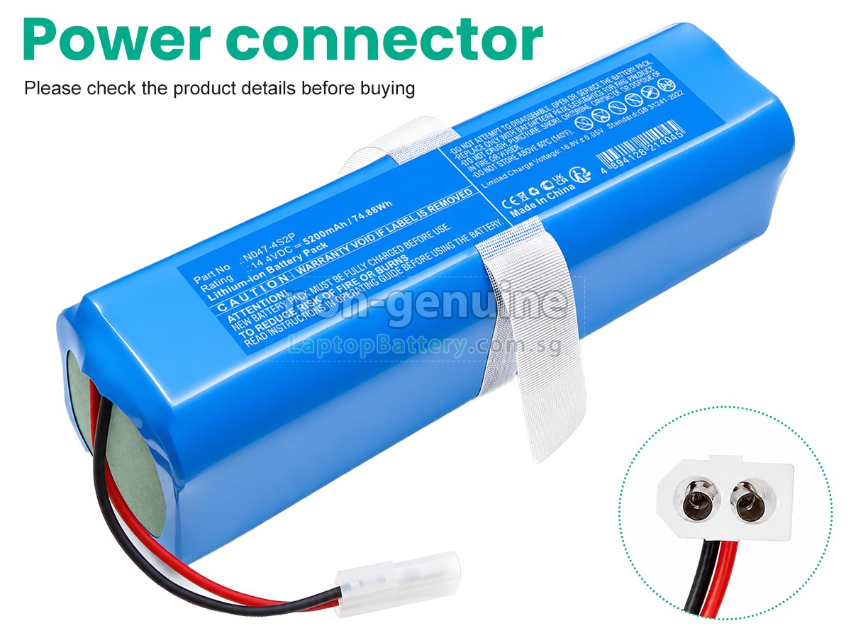 replacement Rowenta SS-2230002529 battery