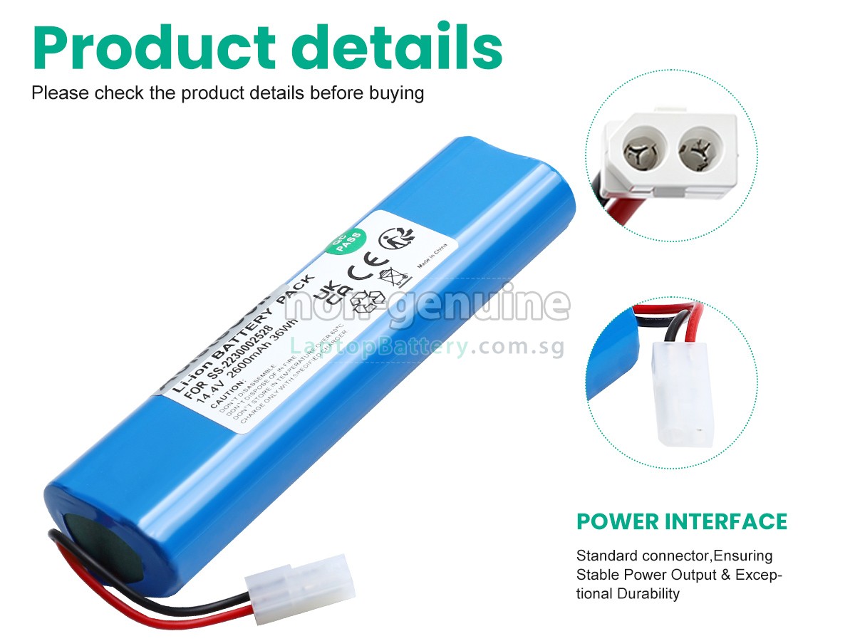 replacement Rowenta SS-2230002529 battery
