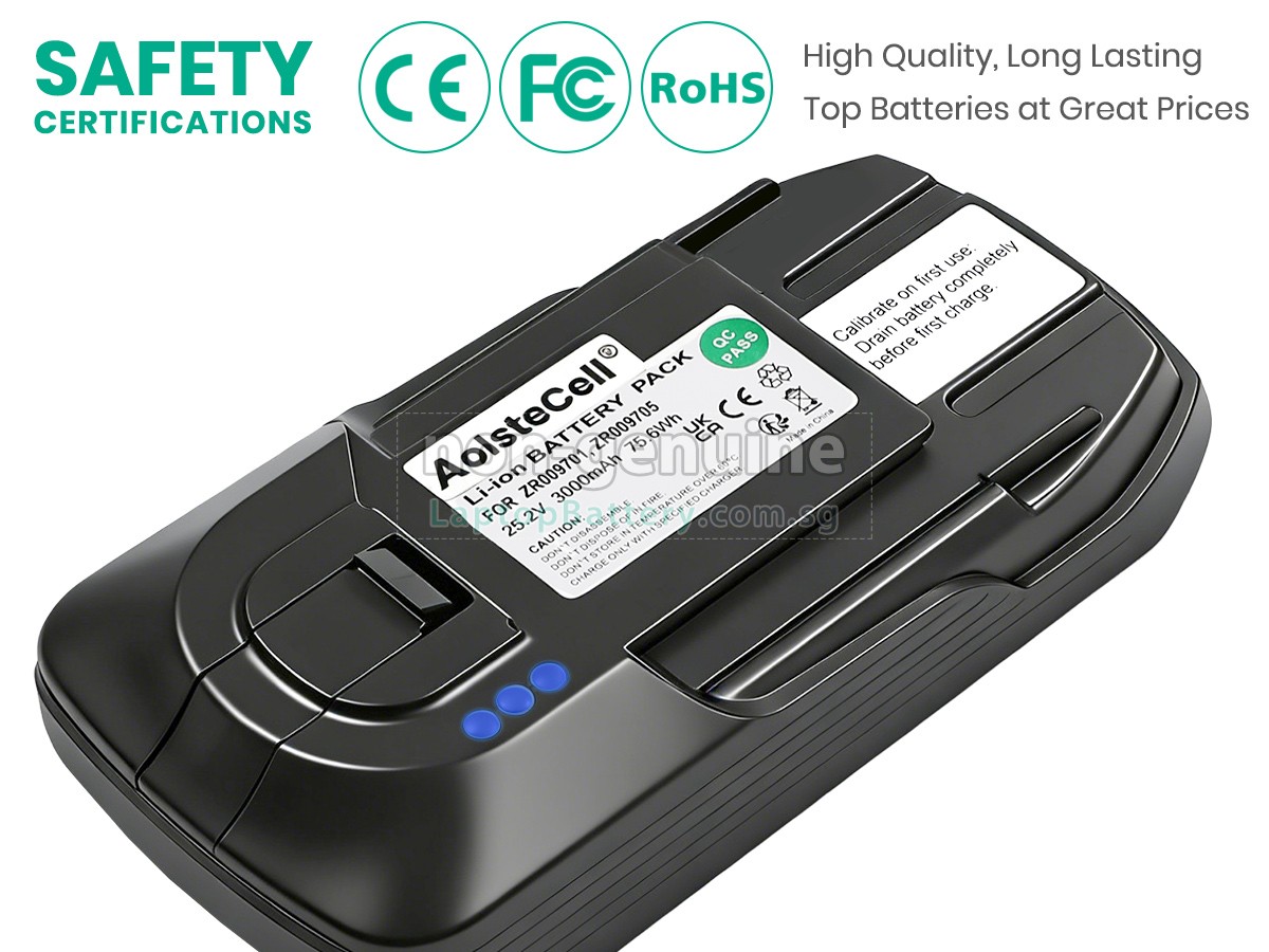 replacement Rowenta X-FORCE FLEX 11.60 RH9829 battery
