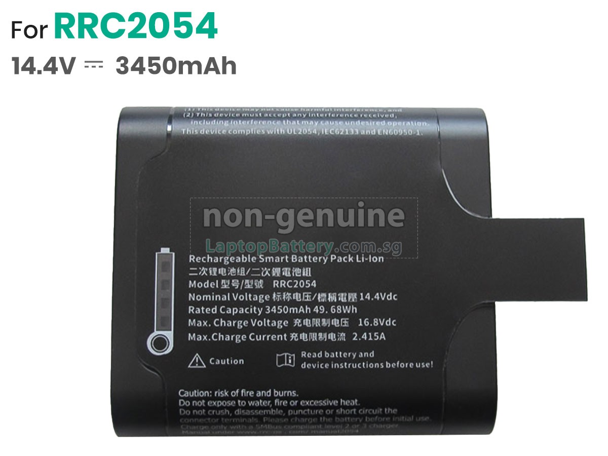 replacement RRC RRC2054 battery