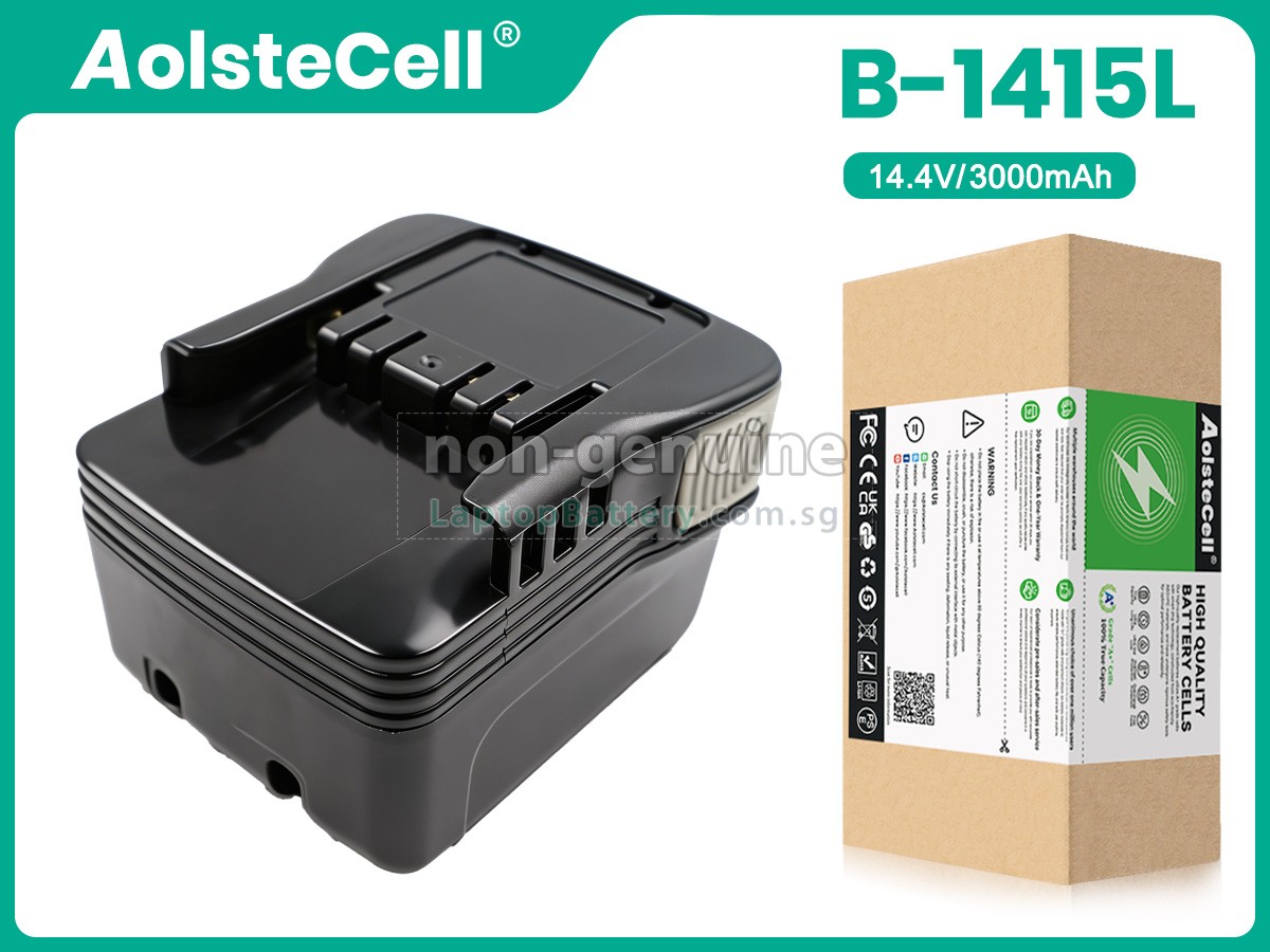 replacement Ryobi B-1430L battery