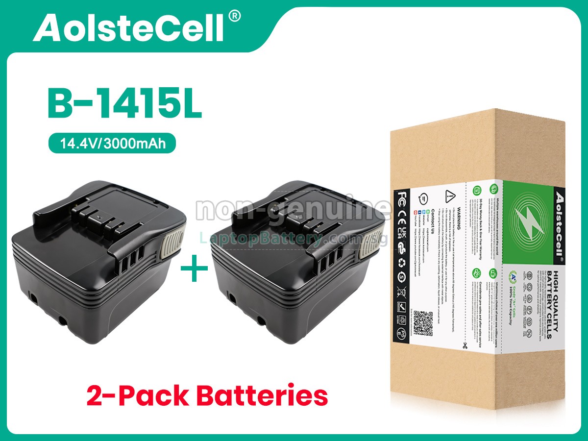 replacement Ryobi B-1430L battery