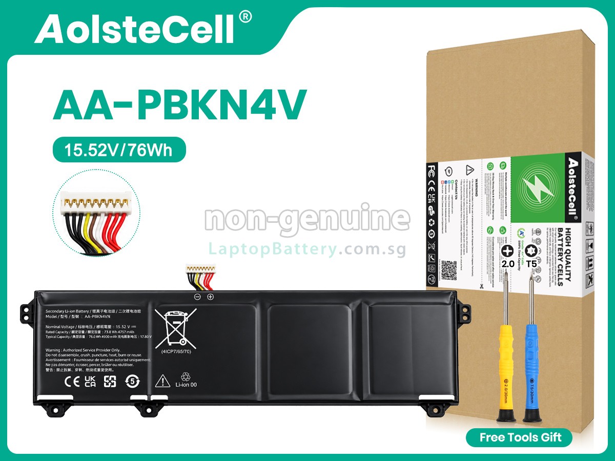 replacement Samsung AA-PBKN4VN battery