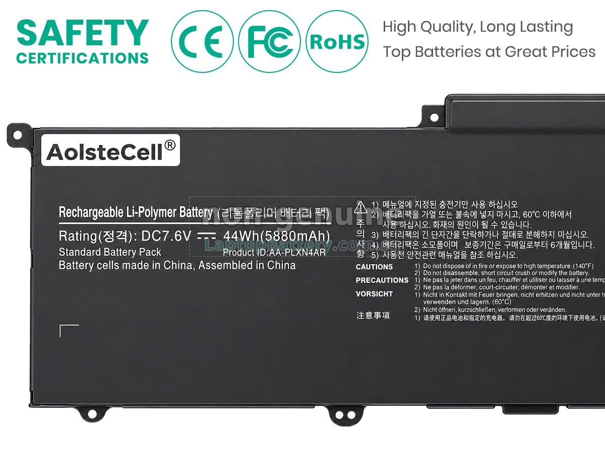 replacement Samsung NP900X3E-K02 battery