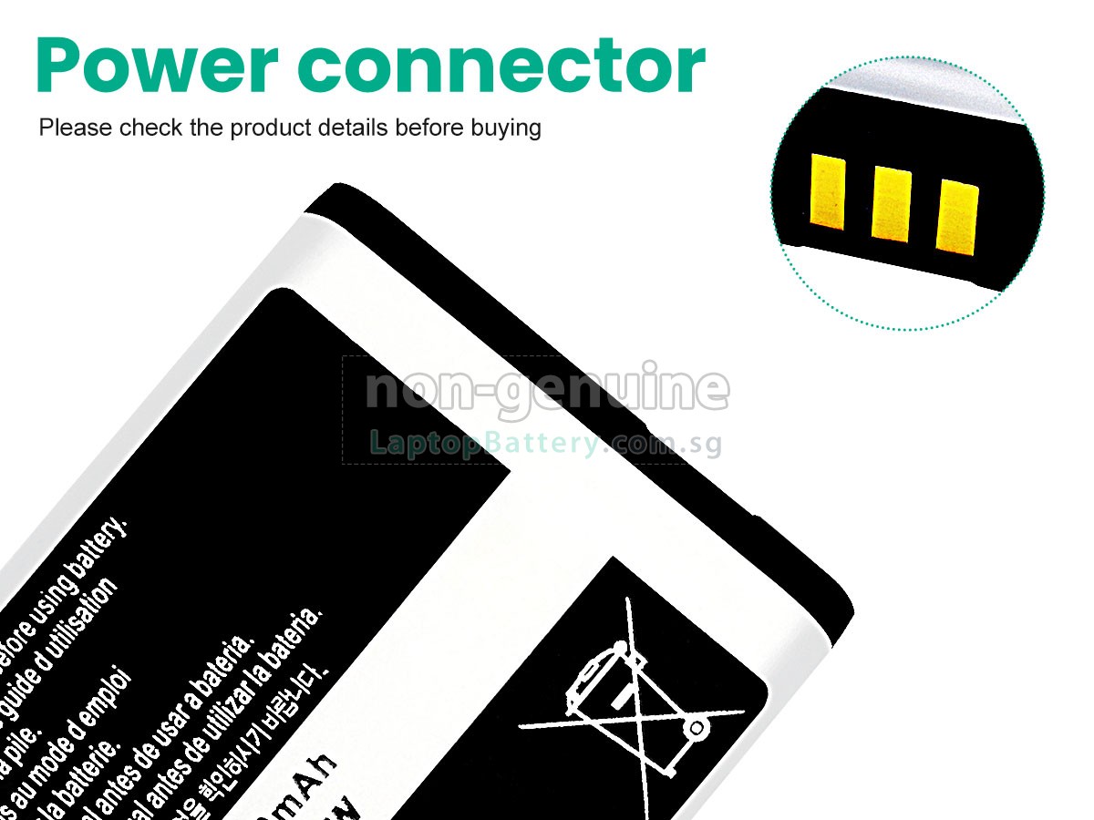 replacement Samsung RUGBY 4 battery