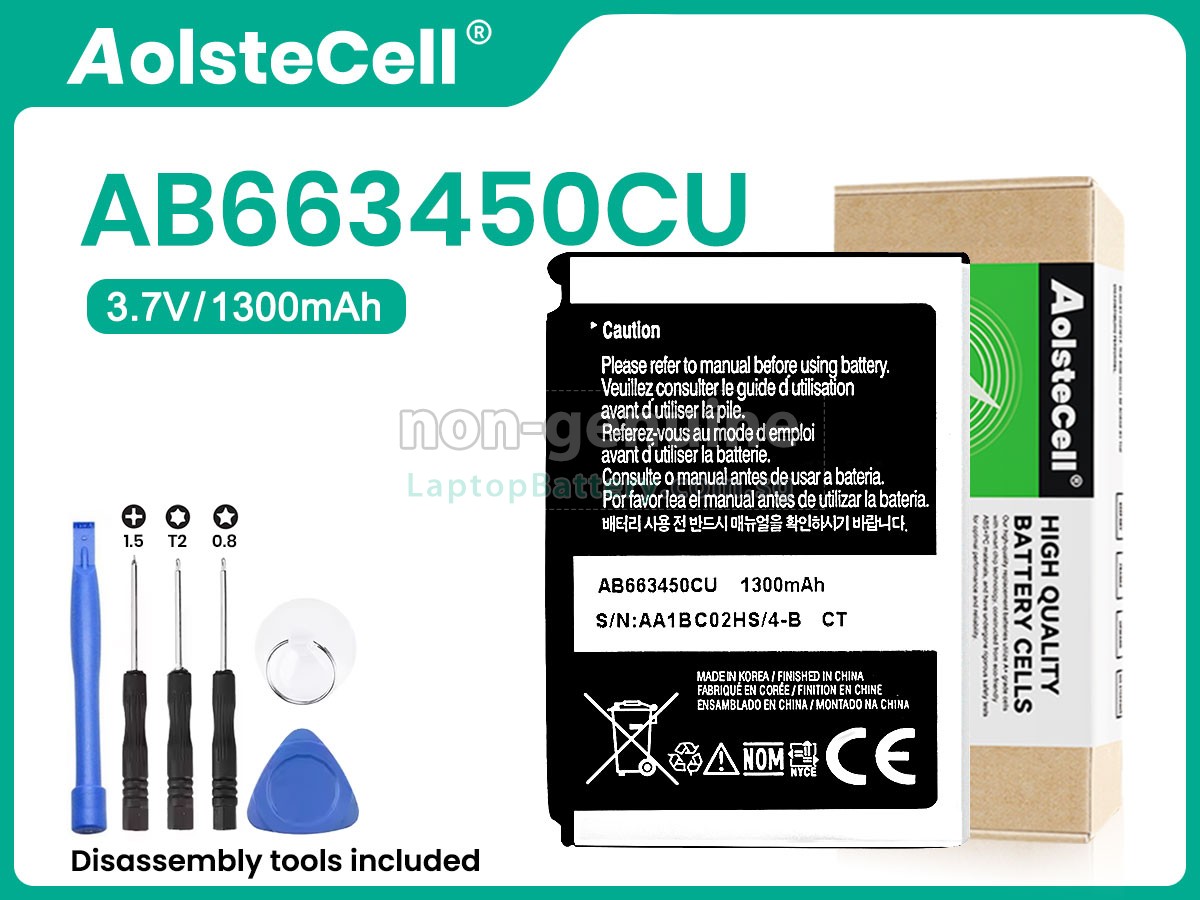 replacement Samsung AB663450CEC battery