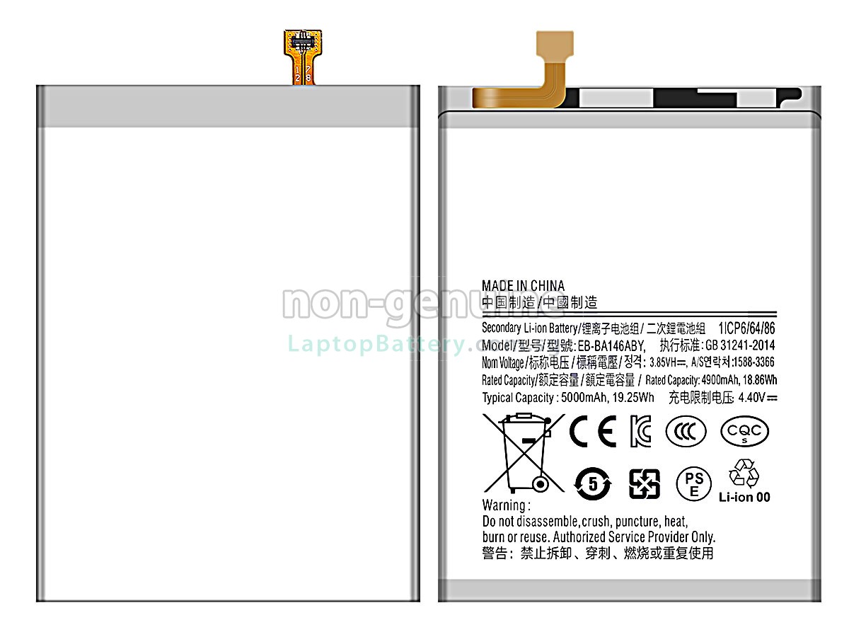 replacement Samsung SM-A146U battery