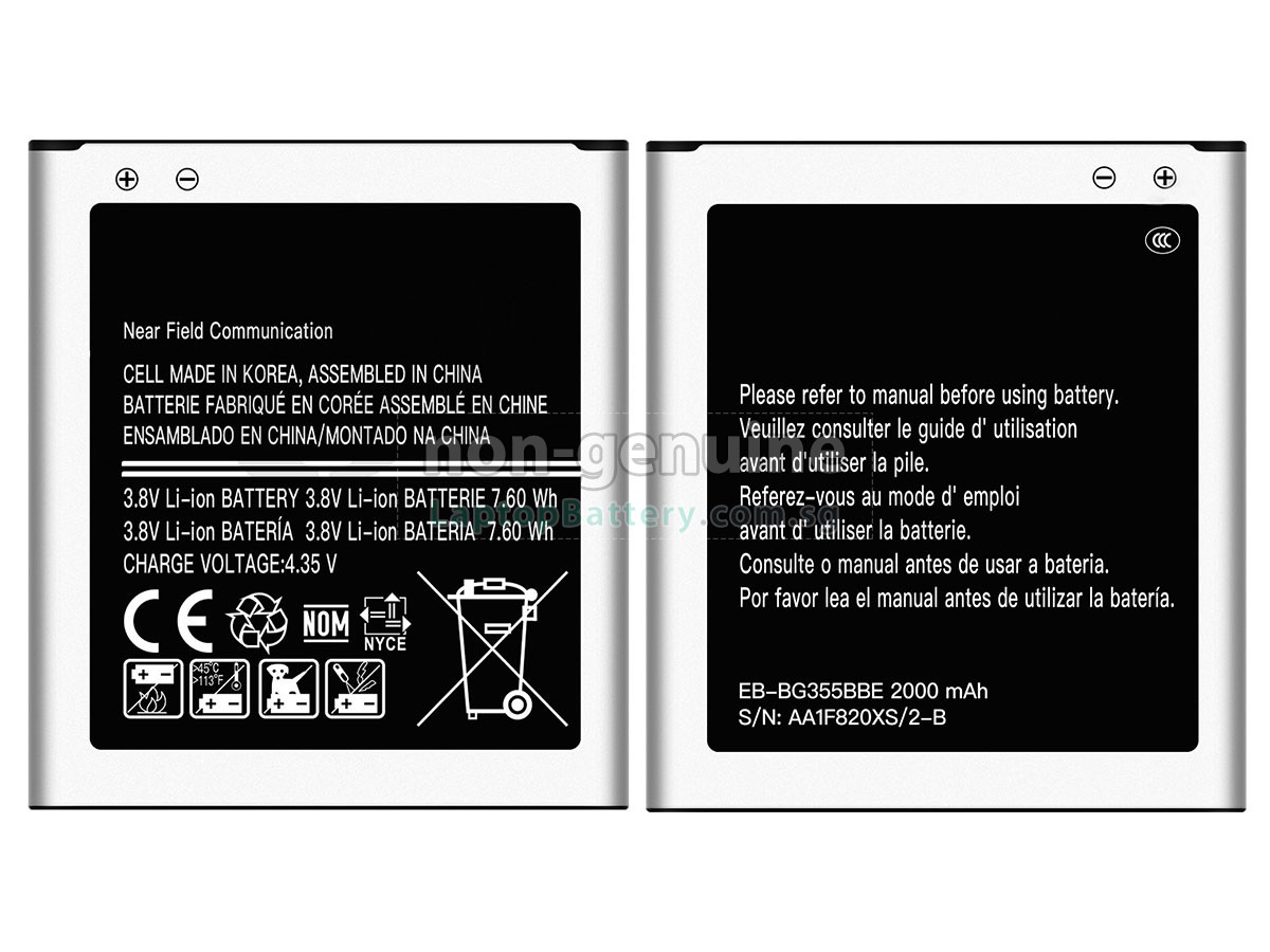 replacement Samsung GALAXY CORE 2 battery