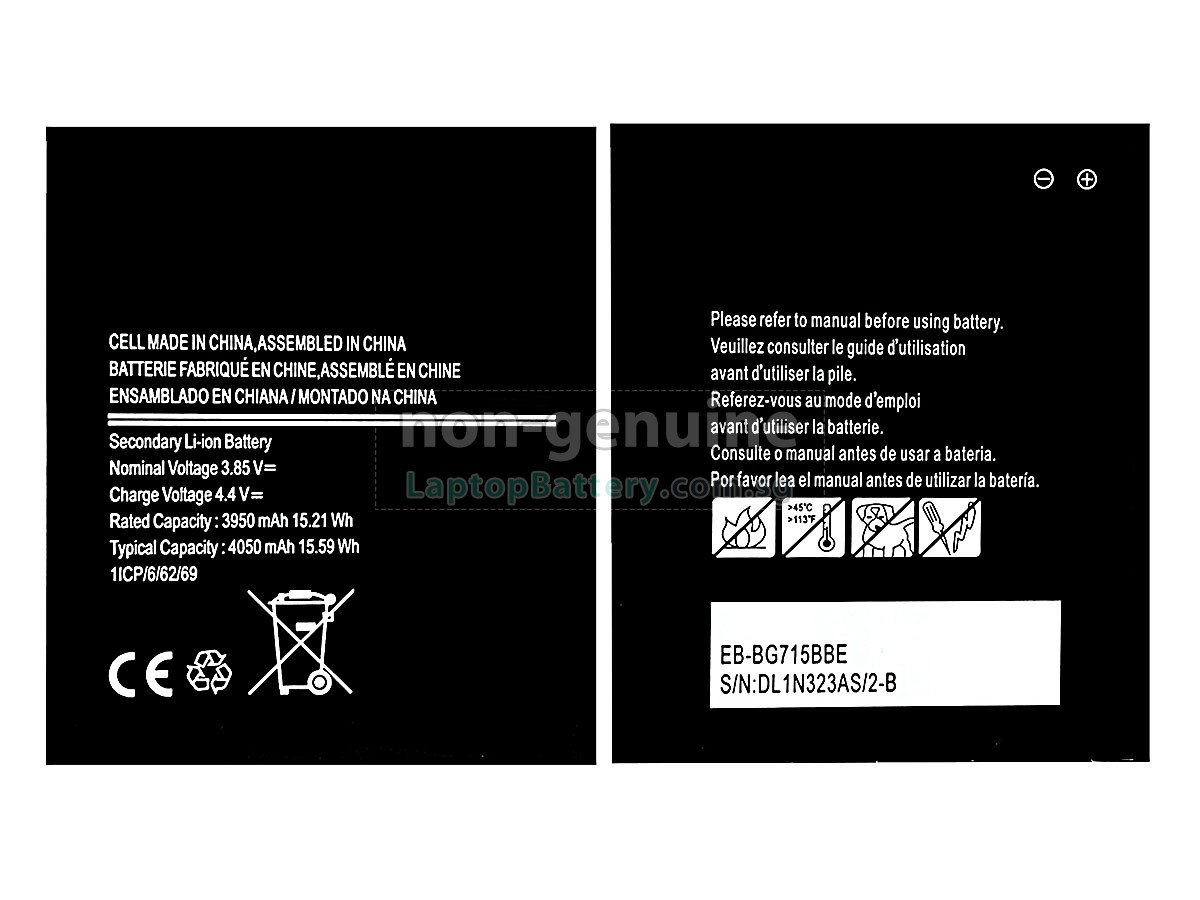 replacement Samsung SM-G715U battery
