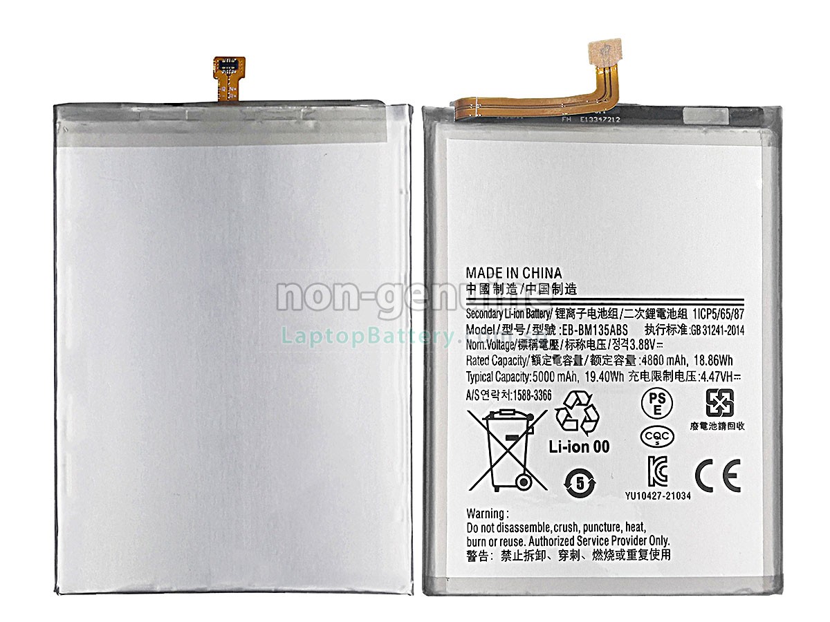 replacement Samsung GALAXY M13 SM-M135F battery