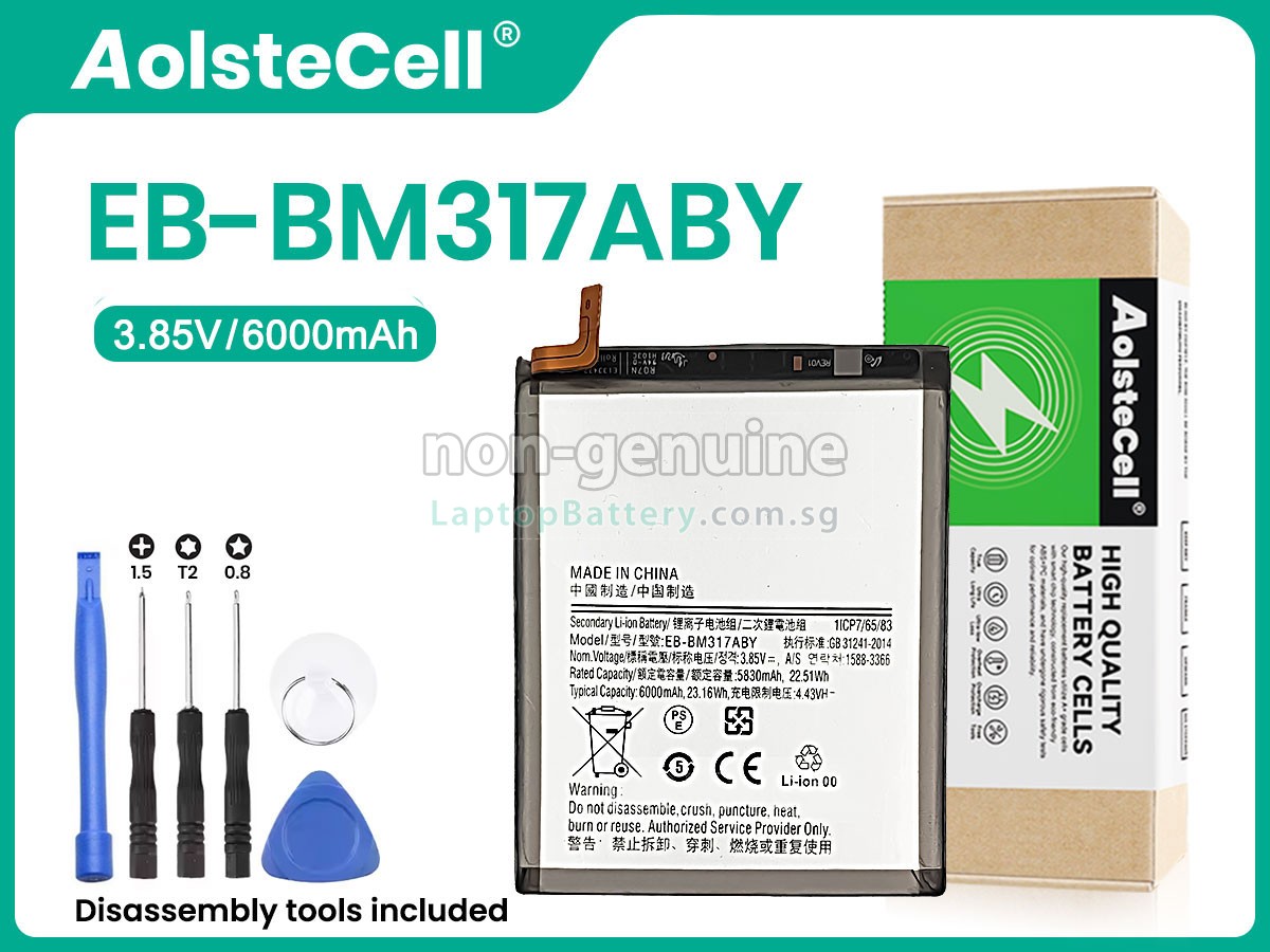 replacement Samsung GALAXY M31S SM-M317F battery