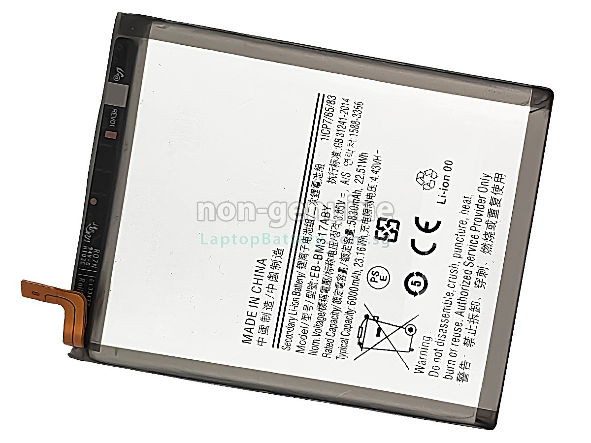 replacement Samsung GALAXY M31S SM-M317F battery
