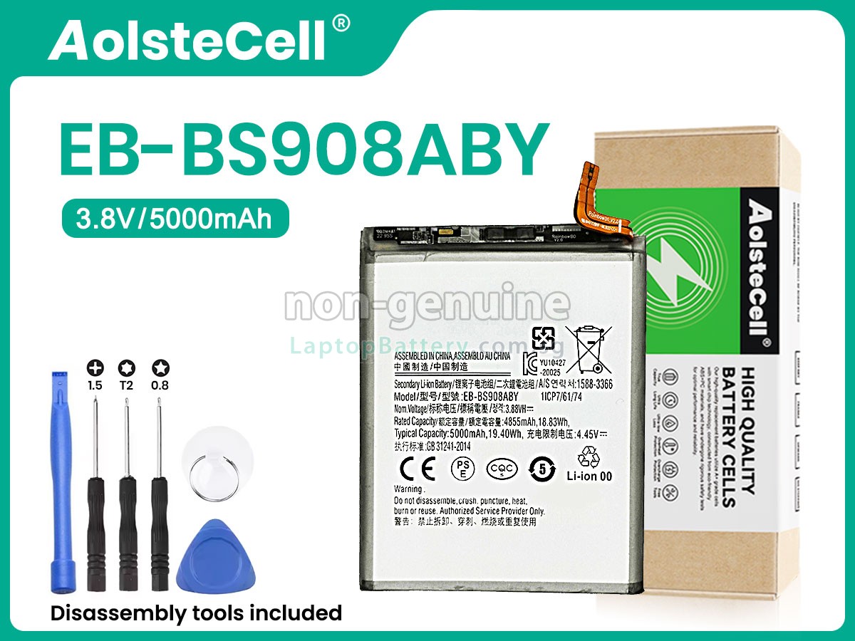 replacement Samsung GALAXY S22 ULTRA SM-S908E/DS battery