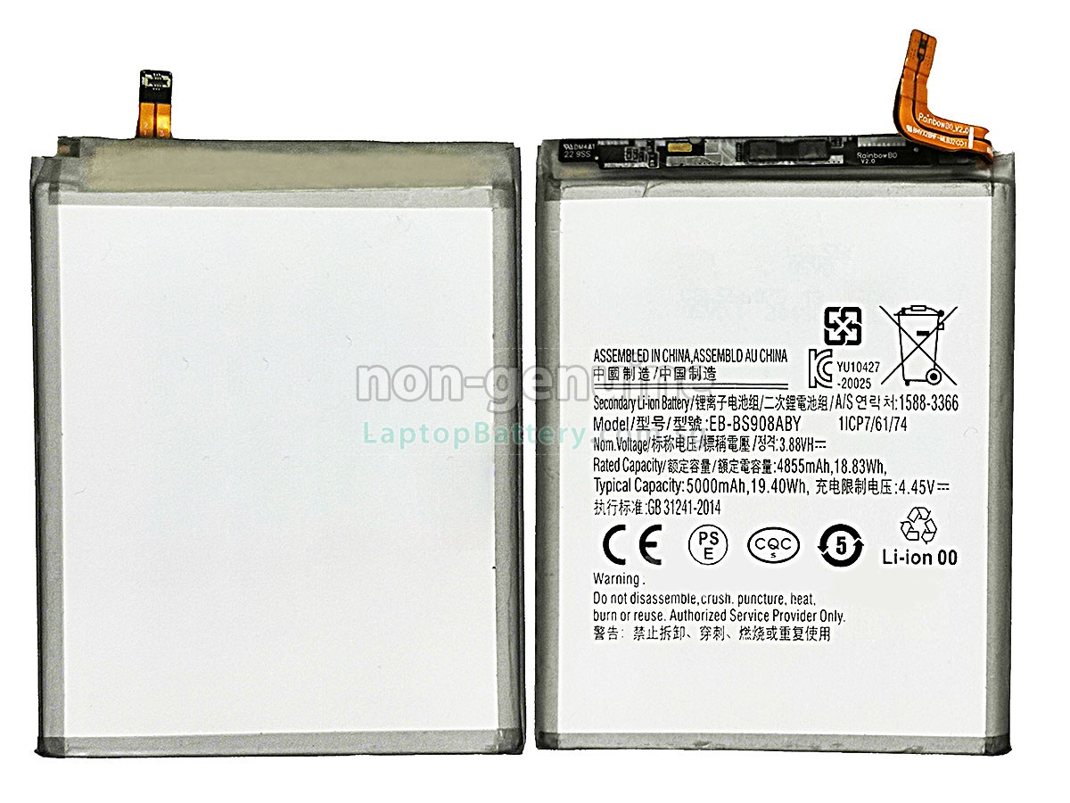 replacement Samsung GALAXY S22 ULTRA SM-S908E/DS battery