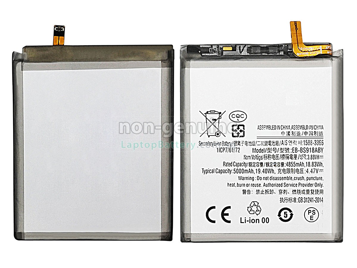 replacement Samsung GALAXY S23 ULTRA SM-S918Q battery