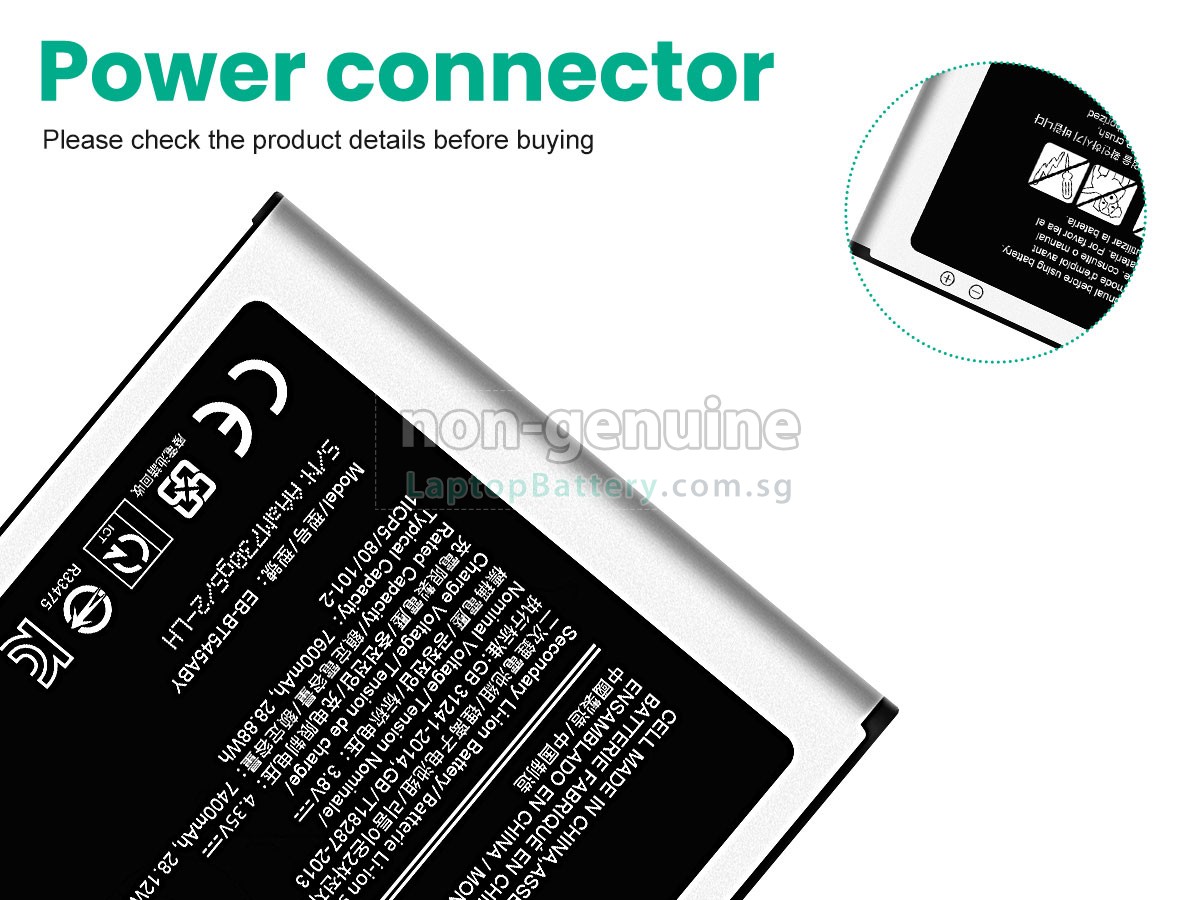 replacement Samsung EB-BT545ABY(101) battery