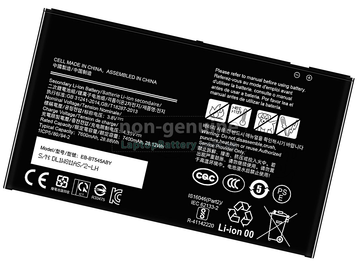 replacement Samsung EB-BT545ABY-94 battery