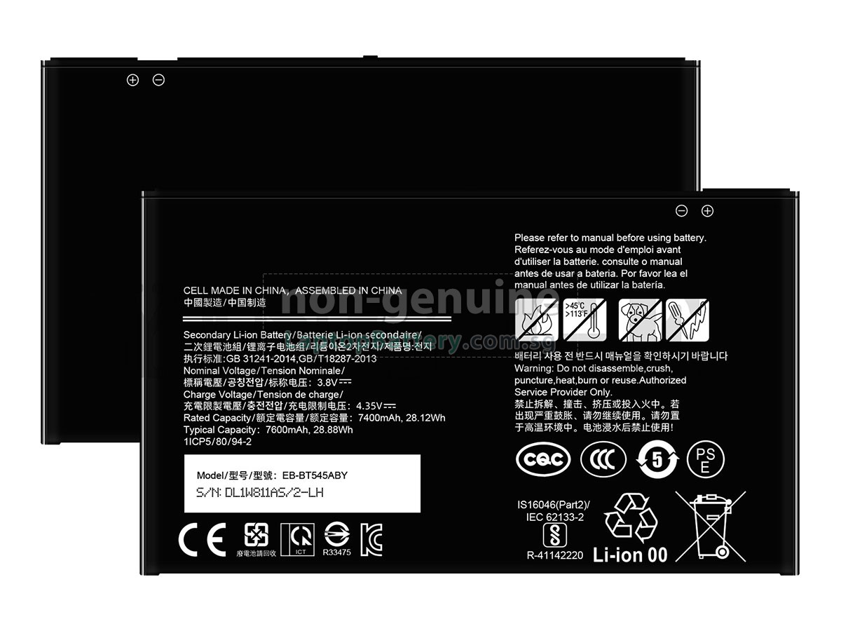 replacement Samsung EB-BT545ABY-94 battery