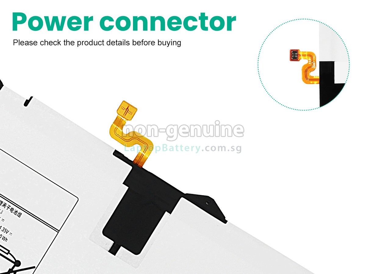 replacement Samsung SM-T825 battery