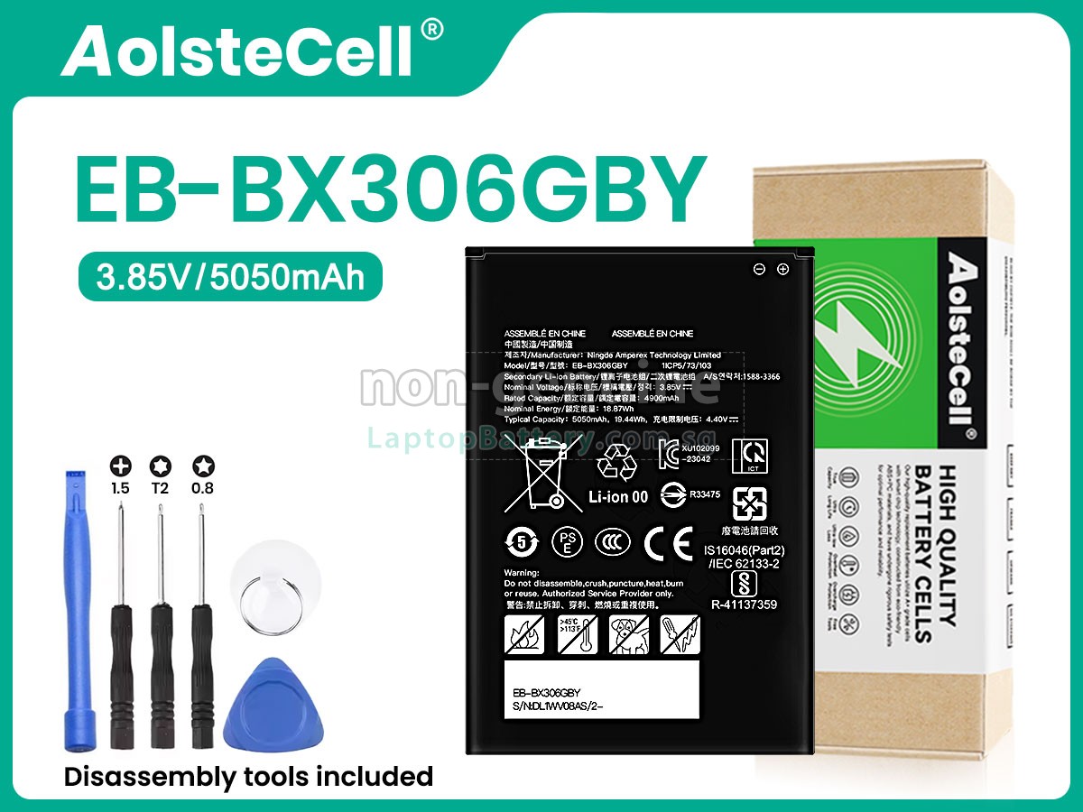 replacement Samsung EB-BX306GBY battery