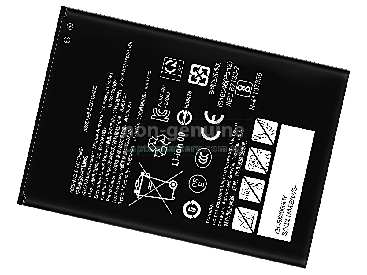replacement Samsung EB-BX306GBY battery
