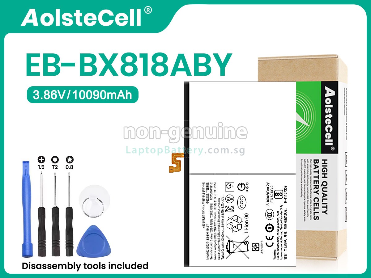 replacement Samsung Galaxy TAB S9 FE+ SM-X610 battery