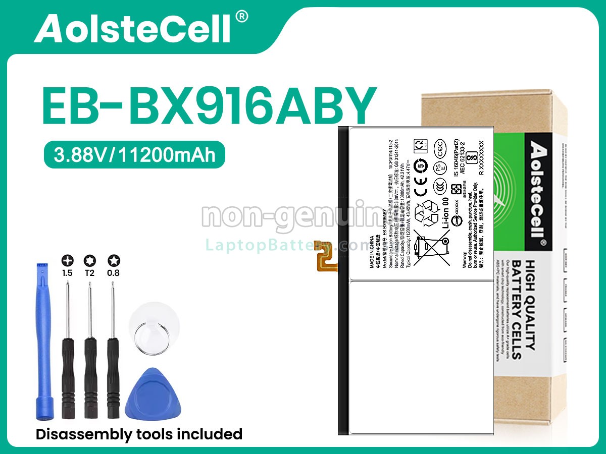 replacement Samsung Galaxy TAB S8 ULTRA SM-X900 battery