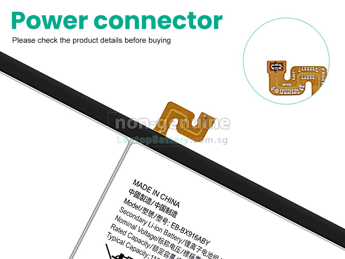 replacement Samsung Galaxy TAB S8 ULTRA SM-X900 battery