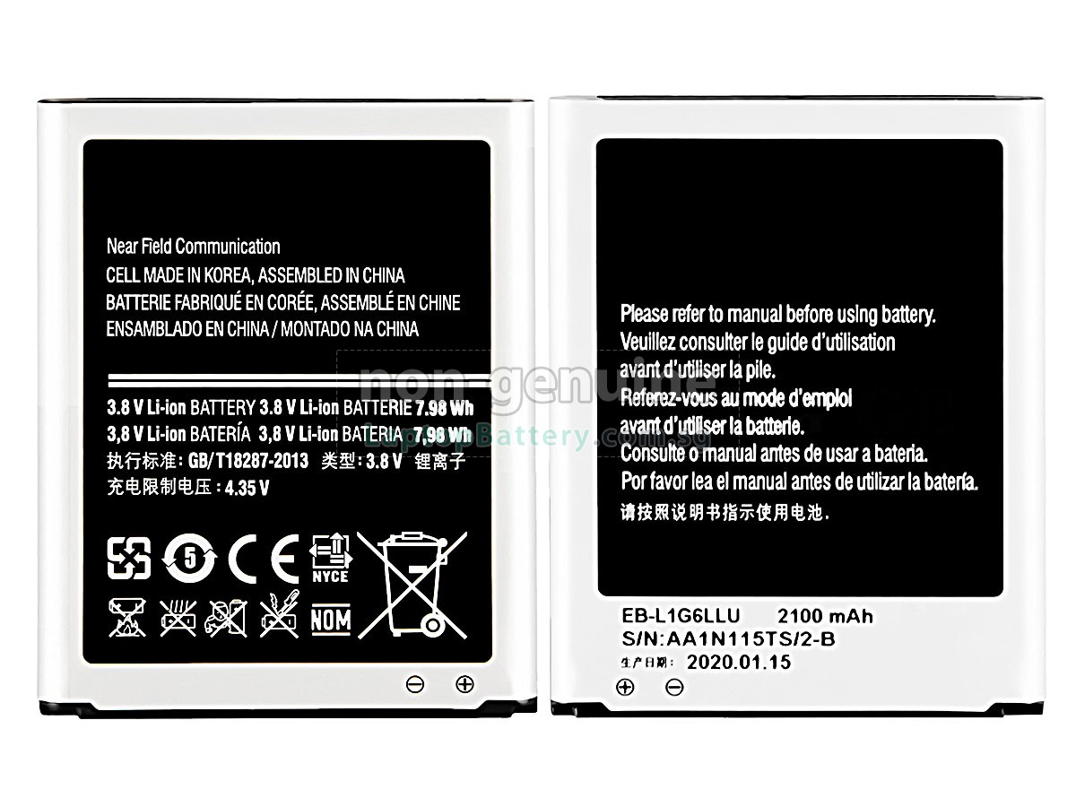 replacement Samsung EB-L1G6LLA battery