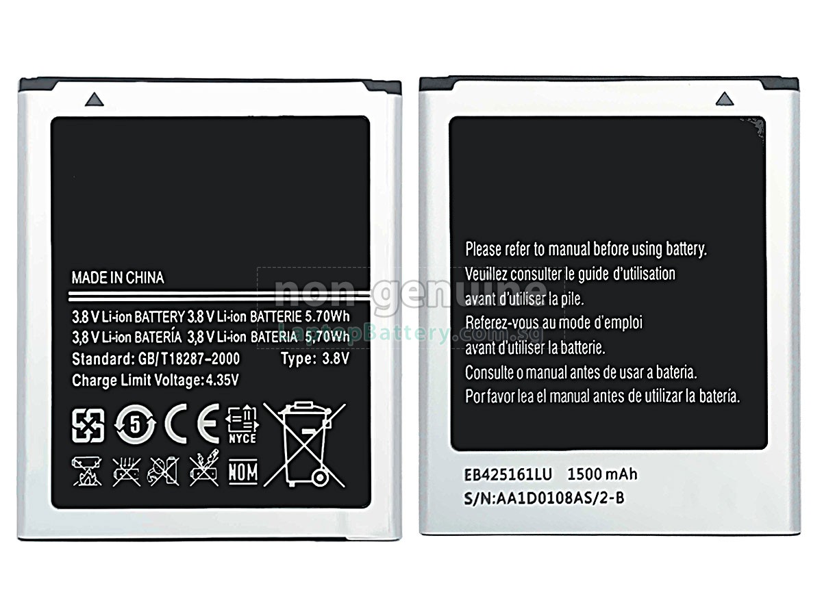 replacement Samsung GALAXY S DUOS S7562 battery