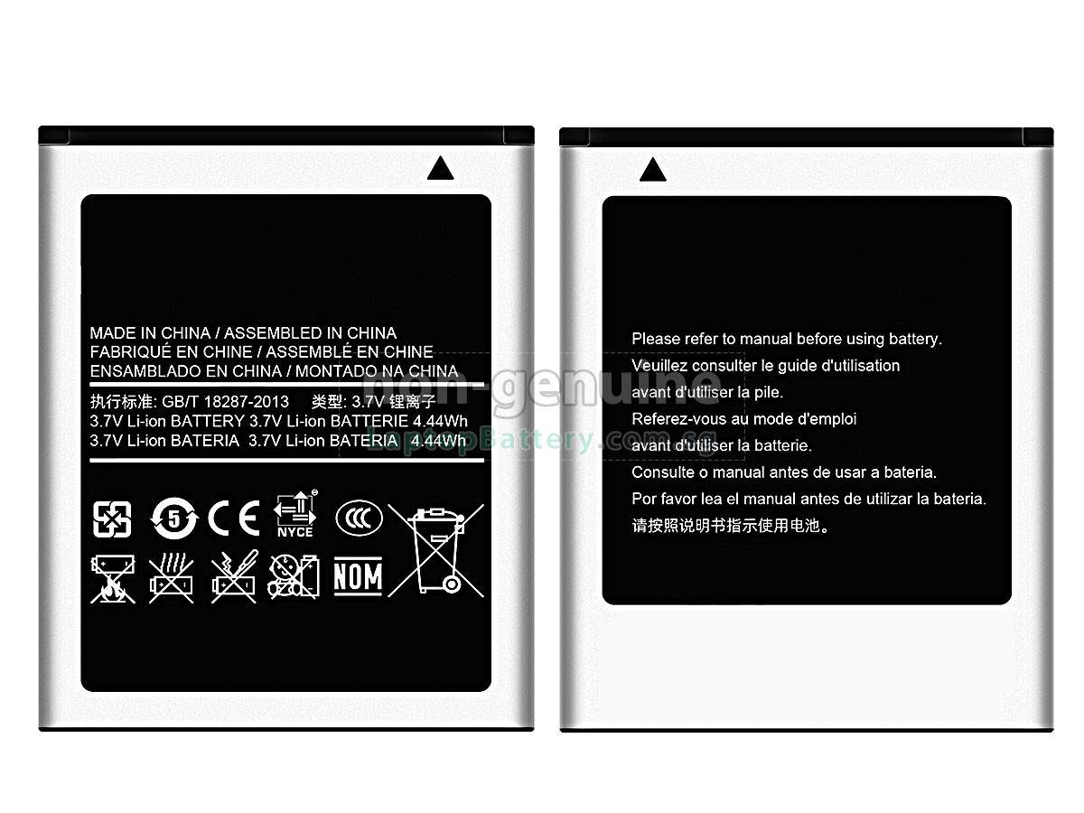 replacement Samsung C6712 STAR Ⅱ DUOS battery