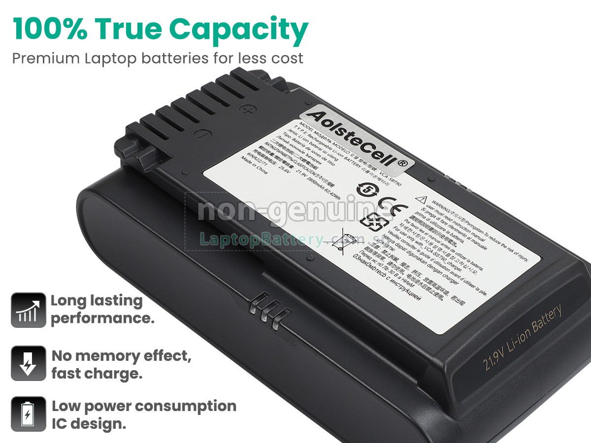 replacement Samsung VS20T7511T5/AA battery