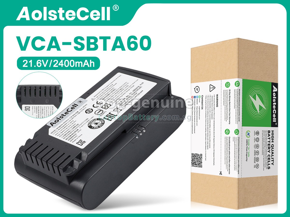replacement Samsung VS20T7511T5/AA battery