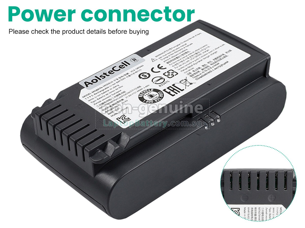 replacement Samsung VS20T7511T5/AA battery