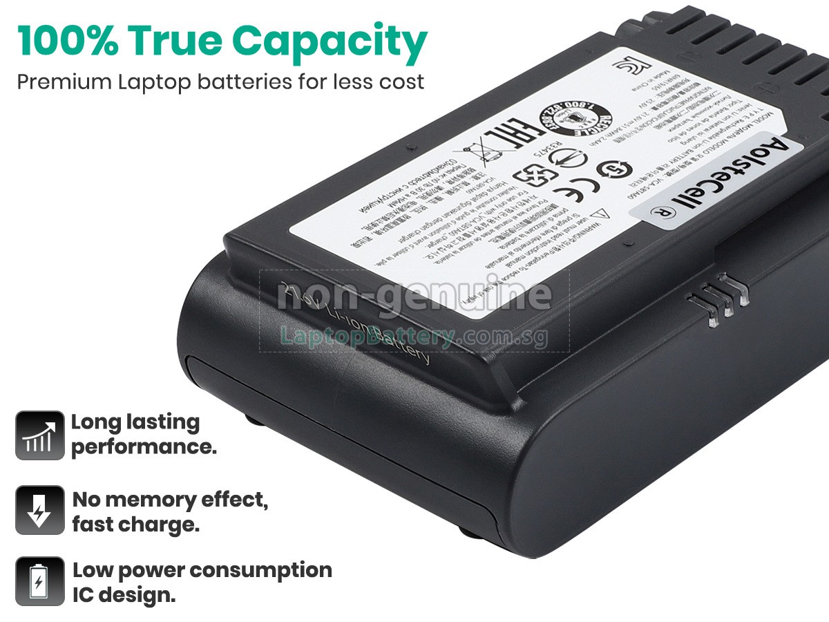 replacement Samsung VS20T7511T5/AA battery