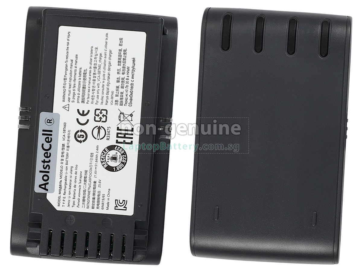 replacement Samsung VS20T7511T5/AA battery