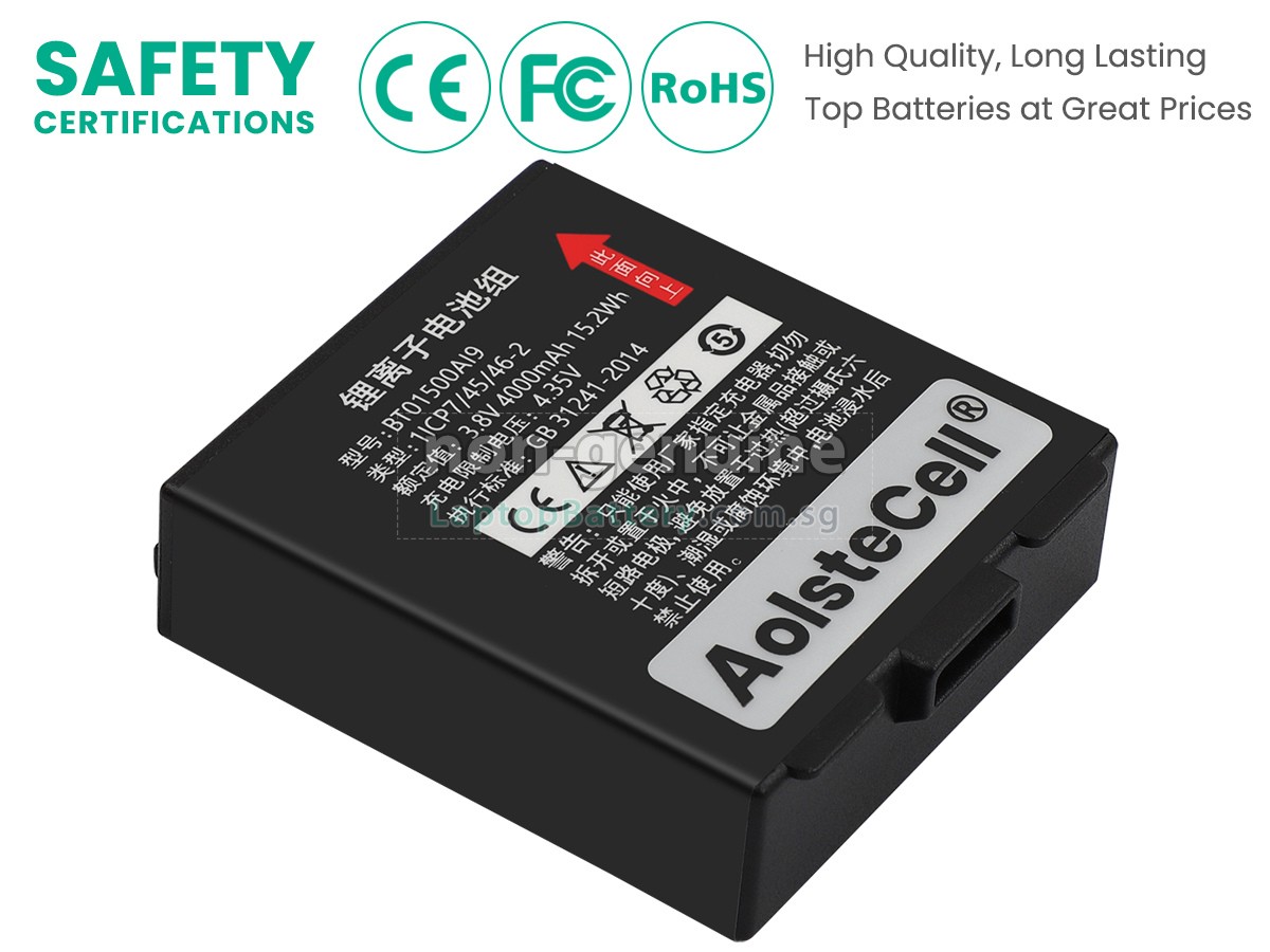 replacement Seuic BT01500AI9 battery
