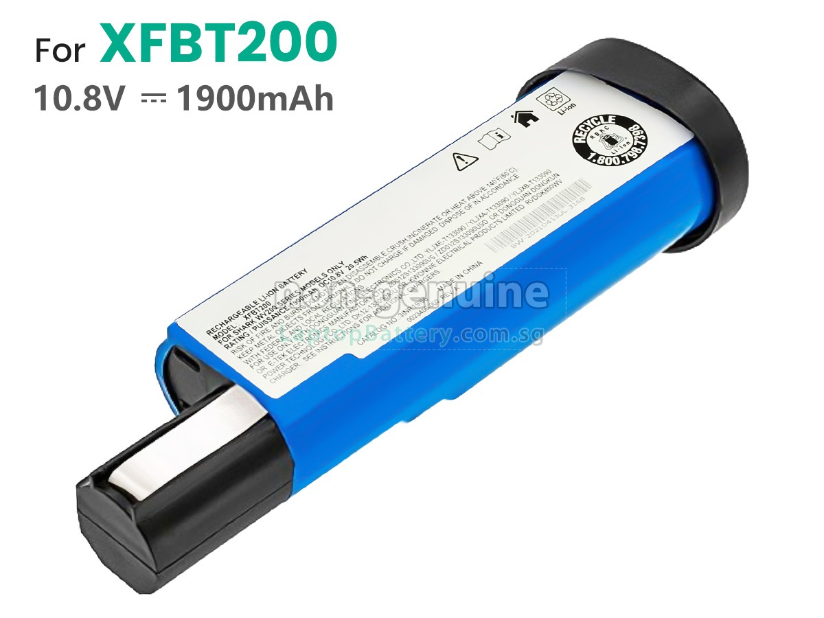 replacement Shark WV200 battery