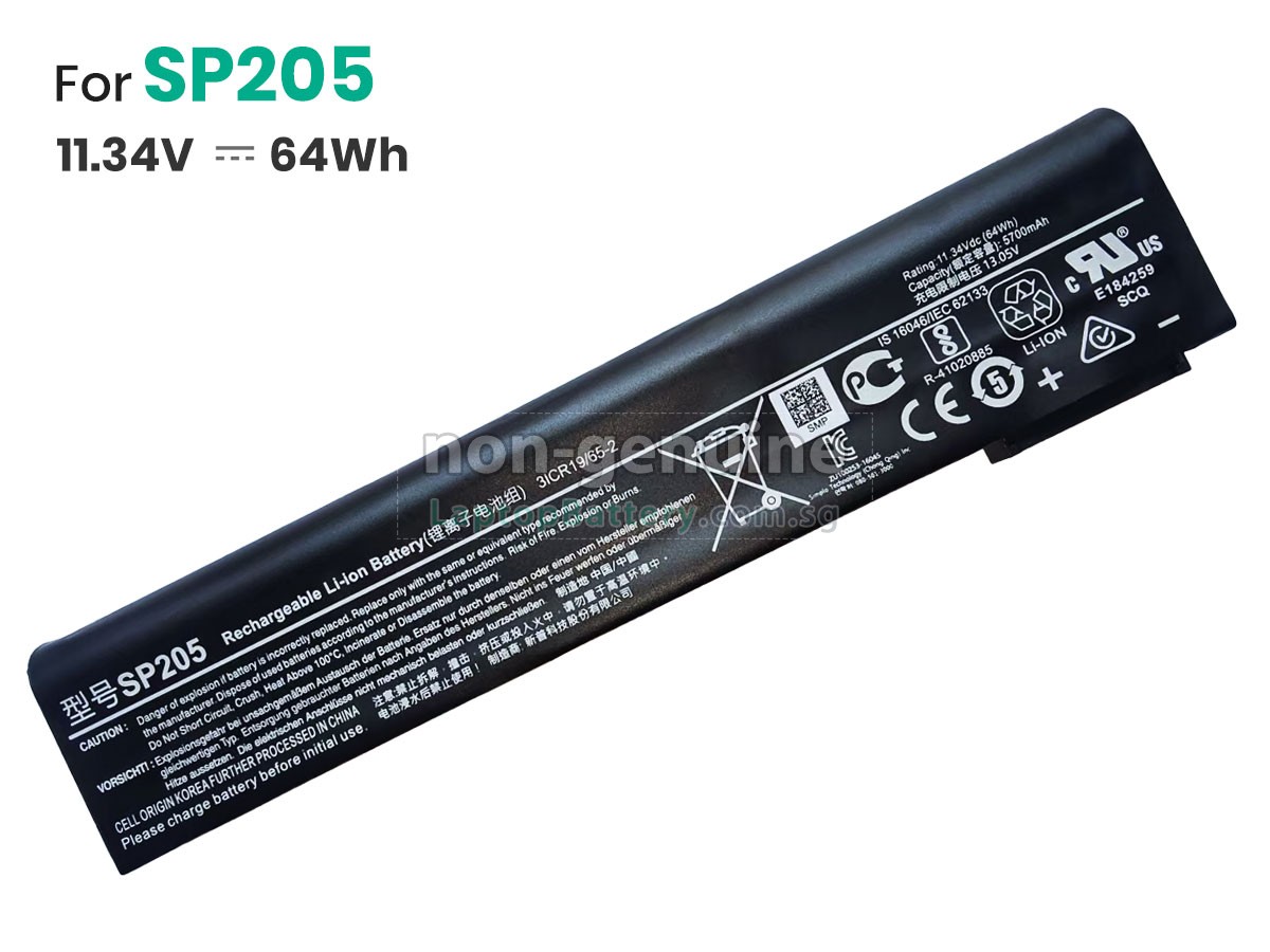replacement Siemens SP205 battery