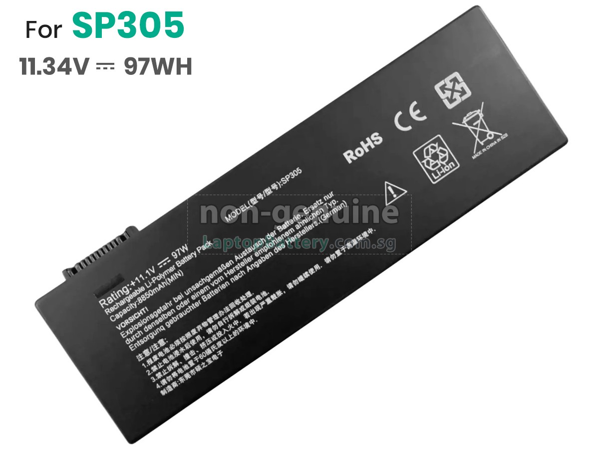 replacement Siemens SP305 battery