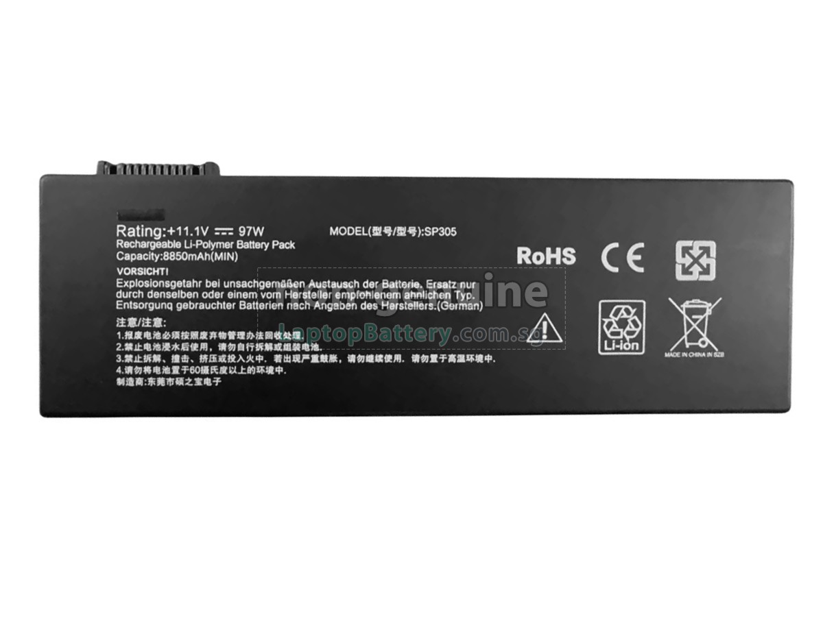 replacement Siemens SP305 battery