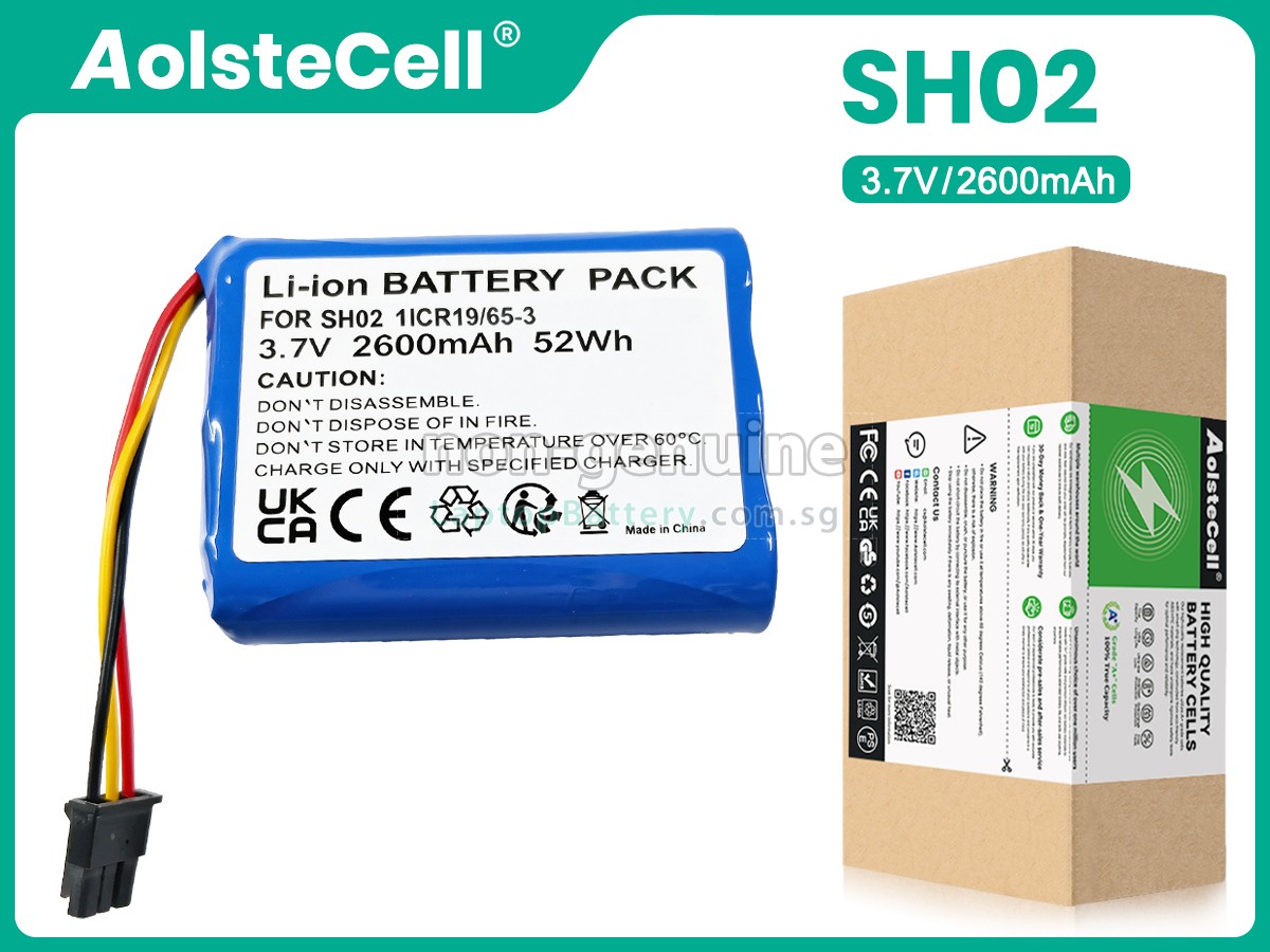 replacement Simplehuman SH02 battery