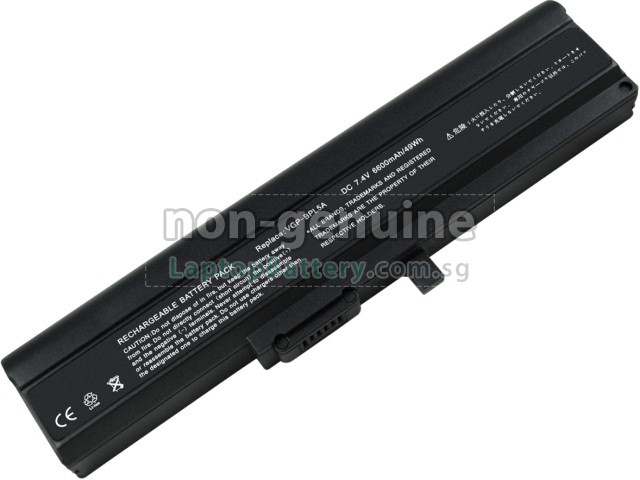 Battery for Sony VAIO VGN-TXN25N/B laptop