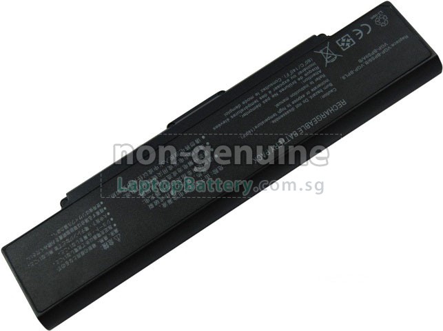 Battery for Sony VAIO VGN-CR590EBR laptop