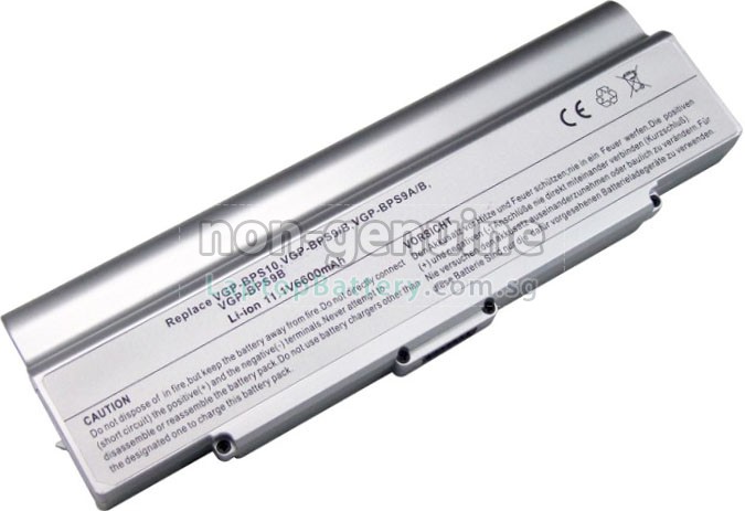 Battery for Sony VAIO VGN-CR220ER laptop