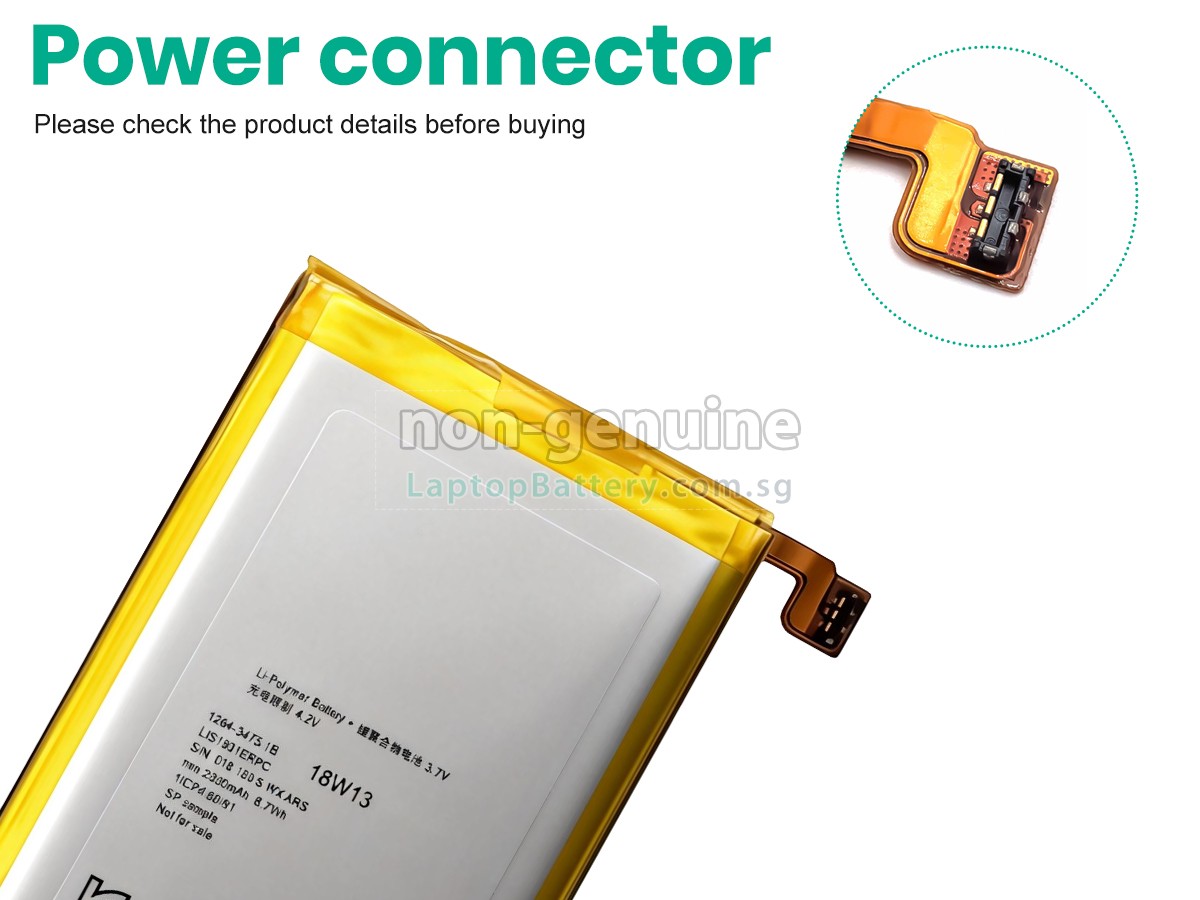 replacement Sony LIS1501ERPC battery