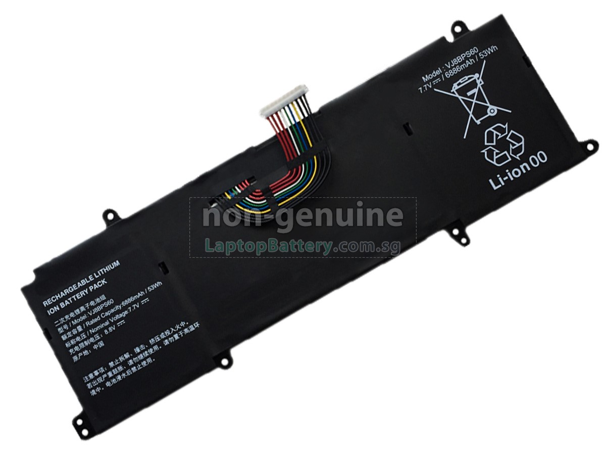 replacement Sony VJ8BPS60 battery