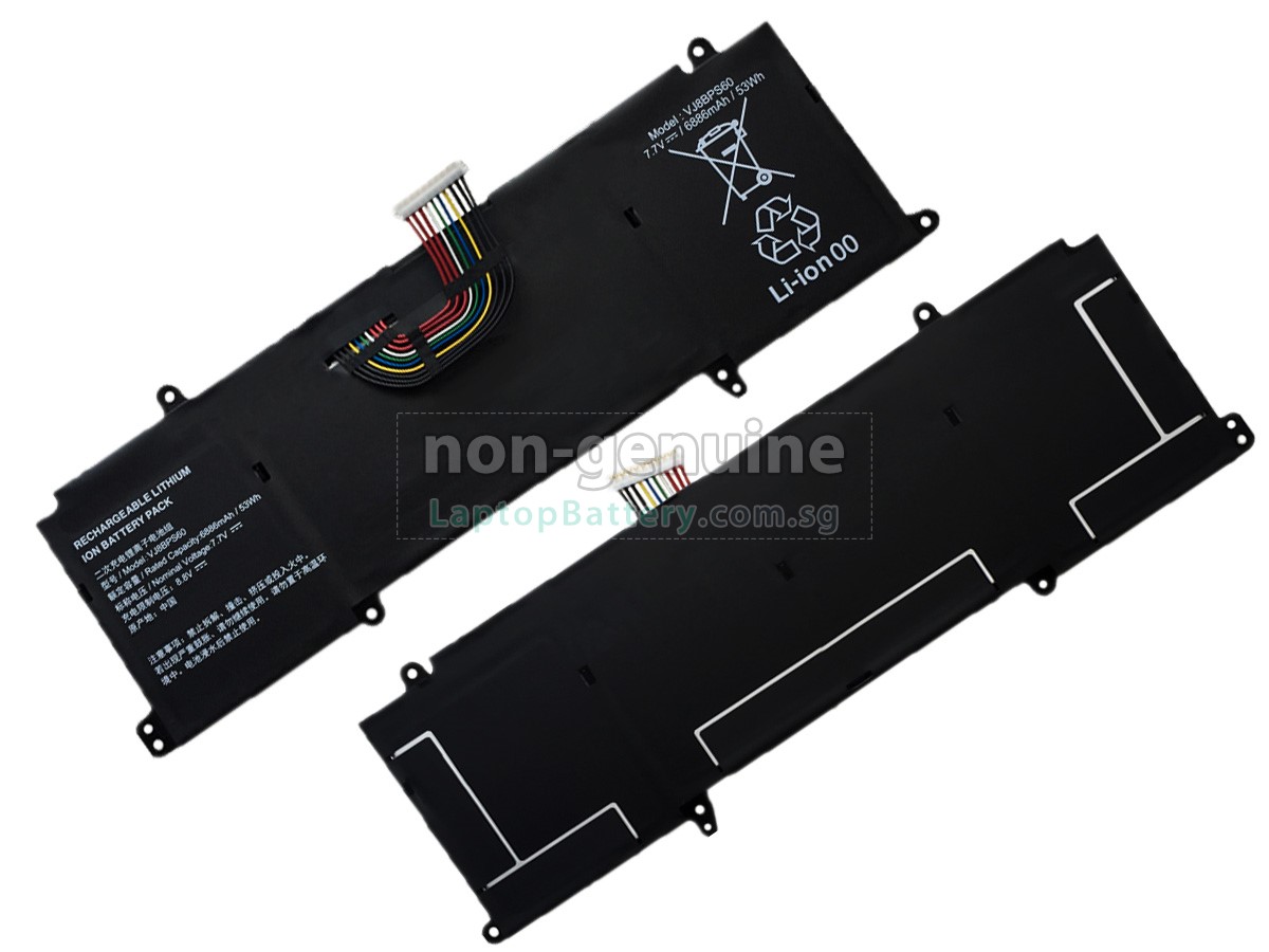 replacement Sony VJ8BPS60 battery