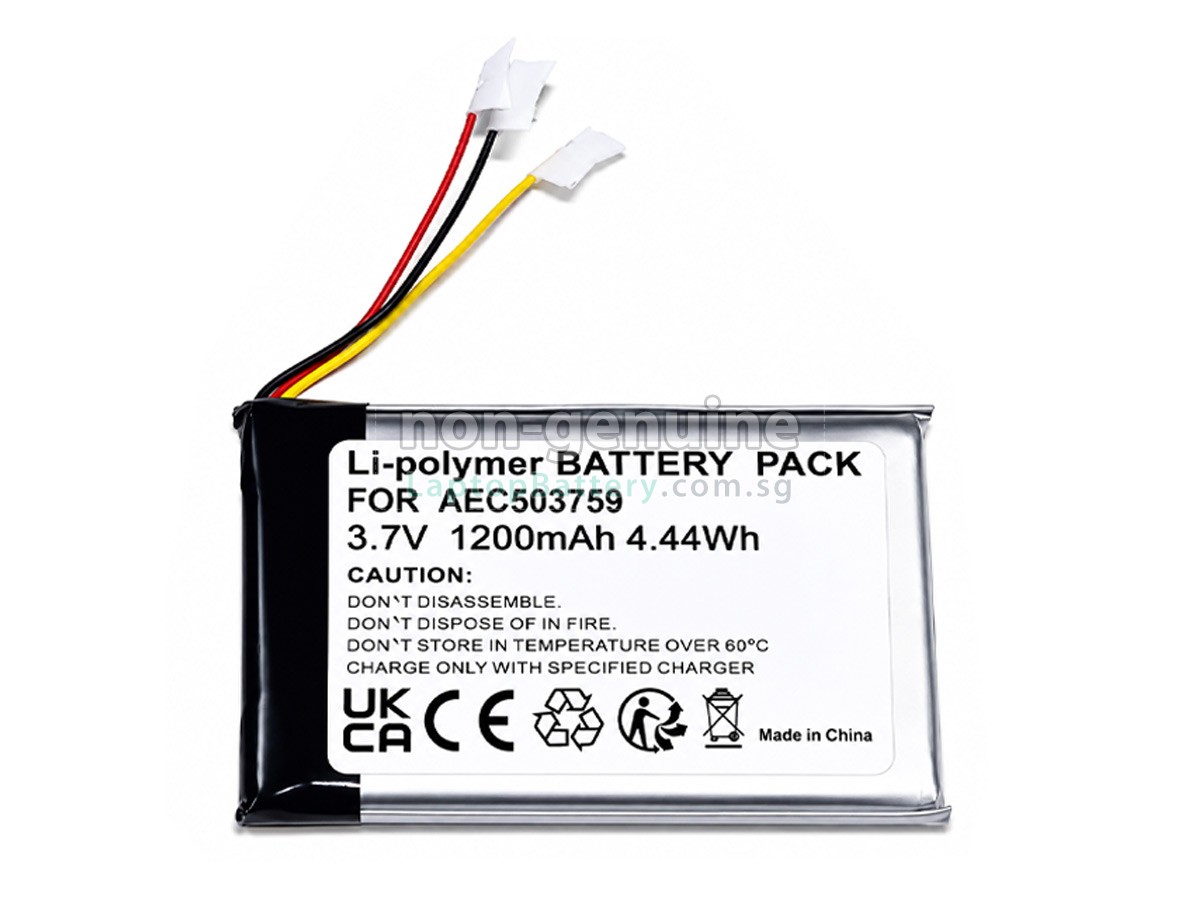 replacement SteelSeries AEC503759 battery